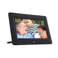 Hot Sale 7” Smart HD LCD Digital Photo Frame with Alarm Clock Slideshow MP3/4 Player 110-240V