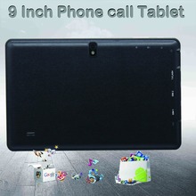 Promotion 9 inch Phone Call Tablet 2SIM Card 2 Camera Dual Core Bluetooth 2G Phone call