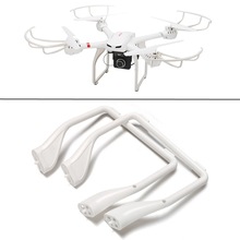 2PCS White Plastic RC Helicopter Spare Parts Landing Gear For MJX X101 Quadcopter Drone Replament Accessories New Free Shipping