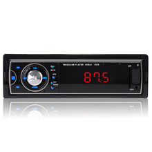 Car Audio Stereo FM Radio Receiver MP3 Player with Front AUX Input, USB Port and SD Card Slot, LED LCD Display, Interchangeable
