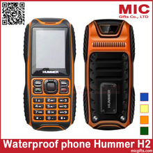 Hummer H2 Original IP67 Waterproof Dustproof Shockproof Amy Cell Phone Dual Card Slim Rugged Mobile Russian Keyboard P409