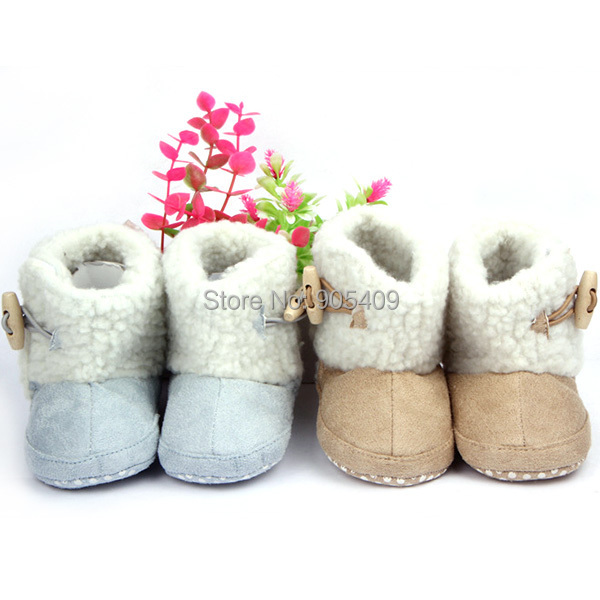 2014 Winter Fashion Boys Girl Cotton Shoes Infant Newborn Anti Slip Shoes Baby Shoes First Walker