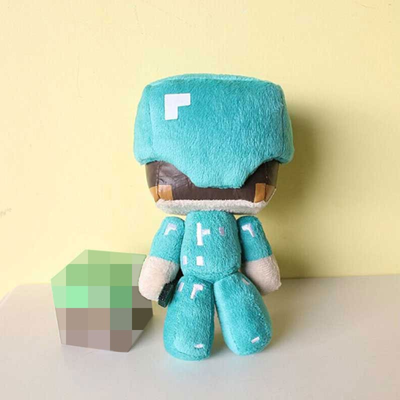 minecraft diamond steve plush