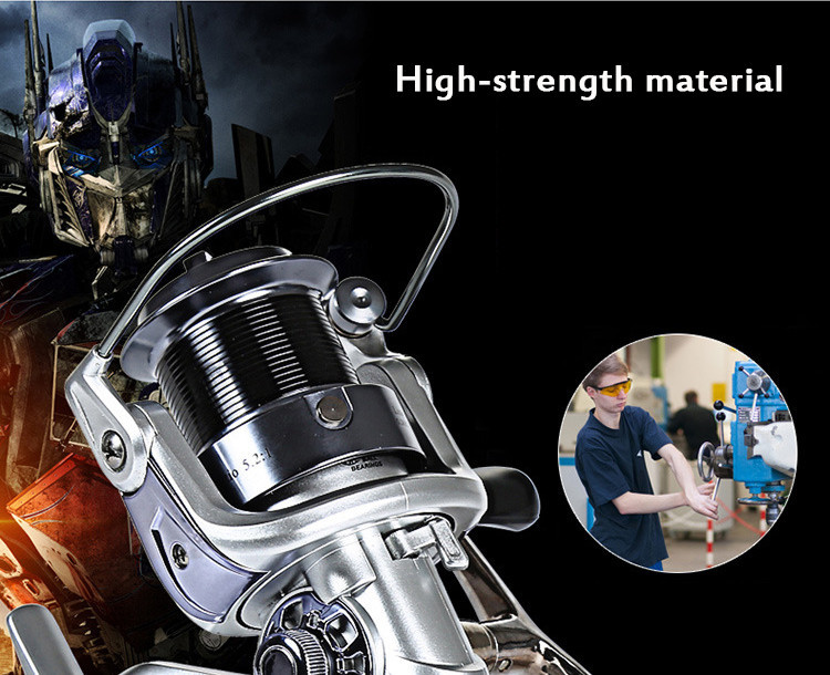 High Exceptional Spinning Fishing Reel 10+1BB Gapless 521 Saltwater Spinning Reel For Huge Game Entrance Rear Drag Carp Fishing Reels  (1)