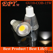 1PC Super Bright GU 10 Bulbs Light Dimmable Led Warm/White 85-265V 9W 12W 15W GU10 COB LED lamp light GU 10 led Spotlight