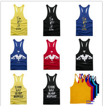 Hot Men’s Bodybuilding Tank Top Muscle Gym Stringer Shirt Singlet Racerback Vest