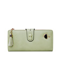 Famous Brand New Simple Magnetic Button Purse Metallic Small Umbrella Ornament Fashion Tassel Wallet Women Cartoon