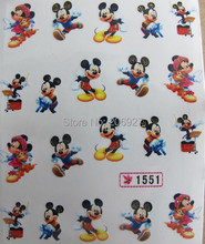 1PC 1551 Nail Art Water Decal Nail Water Transfer Sticker