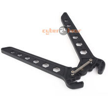 Hot Archery Bow Kick Stand Holder Legs for 3D Shoot Range Target Hunting Black