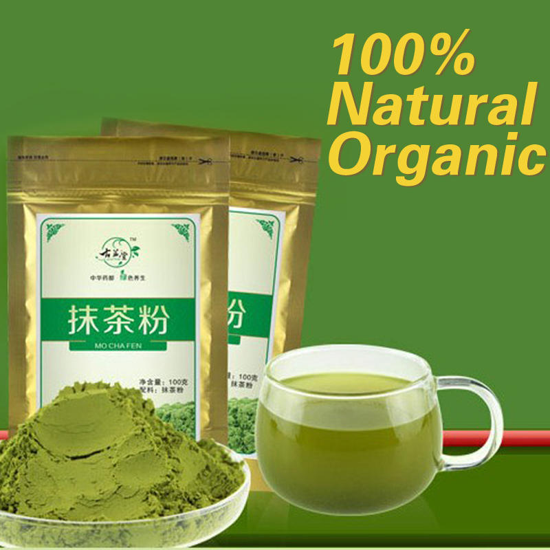 100g Promotion! premium china matcha green tea powder natural organic