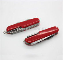 Exterior supervivencia de acero inoxidable 11 en 1 herramienta Multi de los alicates cuchillos compactos portátiles herramienta multifunción sable regalo 11 open knife