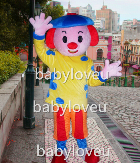 holiday clown jojo mascot costume fancy party dress suit carnival