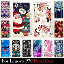 For LENOVO P70 P70-T Case Hard Plastic Mobile Phone Cover Case DIY Color Paitn Cellphone Bag Shell Shipping Free