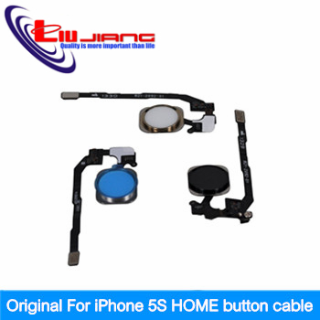 10pcs lot High Quality For iPhone 5S home button flex cable with touch ID fingerprint sensor