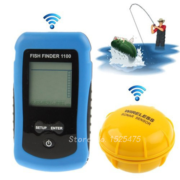 беспроводной эхолот fish finder 1100 беспроводной эхолот fish finder 1100