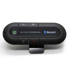 2016 High Quality Wireless Bluetooth Slim Magnetic Handsfree Car Kit Speaker Phone Visor Clip Free Shipping