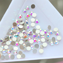 2016 New Fashion 1000Pcs/Bag Clear AB Acrylic Nail Art Glitter Rhinestone Nail Tools DIY Decoration