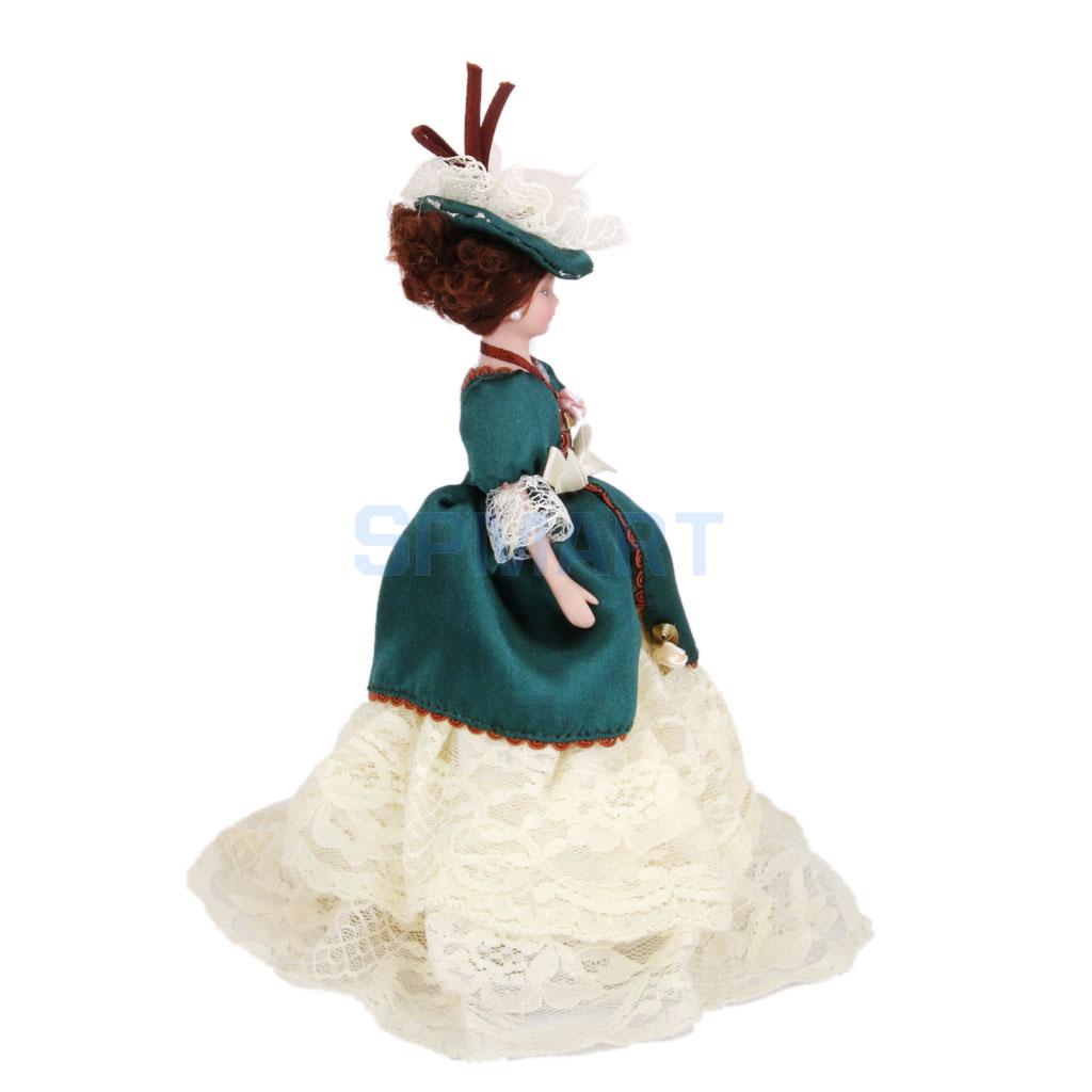 Miniature porcelain dolls to dress