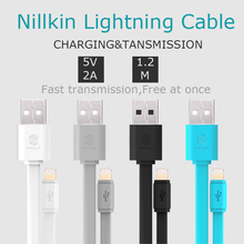 NILLKIN Brand New USB 2.0 Quick Charge 5V 2A Cable Data Cable For Lightning Port Devices For Apple iPhone ios 8 iPad iPod