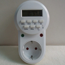American standard timer converter,European standard timer socket, digital timer, programmable time relay,220v 16A, high quality