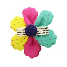 Fashion Children’s Jewelry Korean Version Colorful Flower Duckbill Hair Clip Drop Shipping YBB-0458