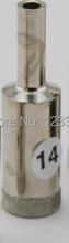 Envío gratis de electrochapado diamante fino estupendo pared agujero consideró la herramienta 13 * 52 * 20 mm para procesamiento de jade pulsera tienda