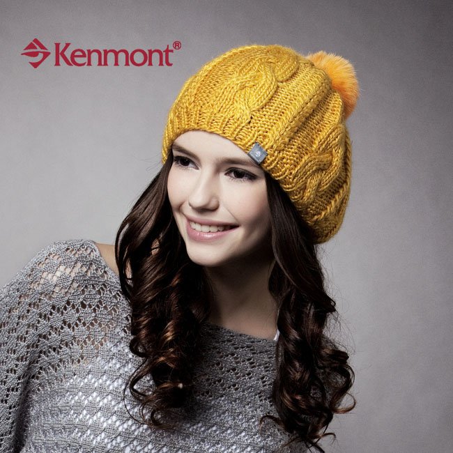hat suppliers Hot  Knitted Winter Fashion s beanie Hand Hat 4.jpg Lady Beanie kenmont Hat