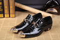 NEW Italian Style genuine leather shoes men s fashion brand design oxfords business casual lace up