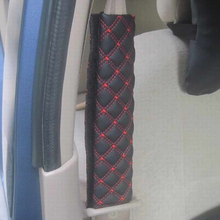 New Arrival 1 Pair Car Safety Seat Belt Shoulder Pads Cover Cushion Harness Pad Red
