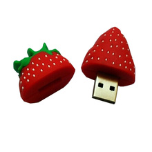Cute Cartoon Strawberry USB Flash Drive Pen Drive 4GB 8GB 16GB 32GB 64GB Pendrive Flash U