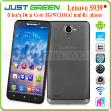 6 inch Lenovo S939 Mobile Phone MTK6592 Octa Core Android 4.2 1GB RAM 8GB ROM 1280*720P IPS Screen 8MP Dual SIM Dual Standby