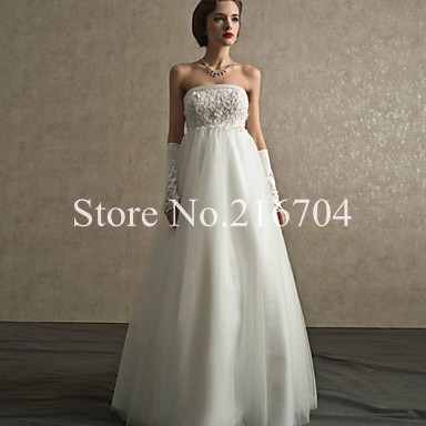 Elegant inexpensive wedding dress