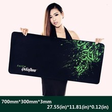2015 Newest Control Edition Super large mouse pad 900*300*3mm and 700*300*3mm with locking edge for desktop and laptop computer