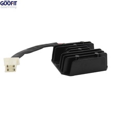 GOOFIT 4 Wire Voltage Regulator for CG 125cc – 250cc and GY6 50cc- 150cc ATV Dirt Bike Go Kart Moped and Scooter H055-003