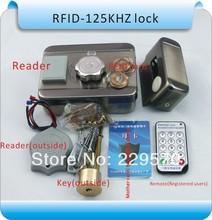 Production of electronically controlled card access control integrated lock / electric lock / 125KHZ frequency +10 keychain card