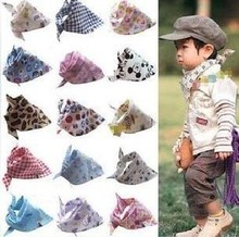 babador 2015 New Baby Kid Toddler Bandana Baby Bibs Saliva Towel Dribble Triangle boy girls cotton Head Scarf
