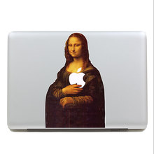 Removable fashion waterproof famous picture Mona Lisa tablet sticker laptop computer sticker for macbook Pro 13,Air 13,135*205mm