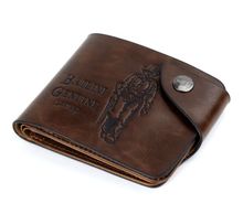 2015 Luxury Fashion Men s Genuine PU Leather Wallet Cowboy Hasp Money Clips Purse Wallet Man