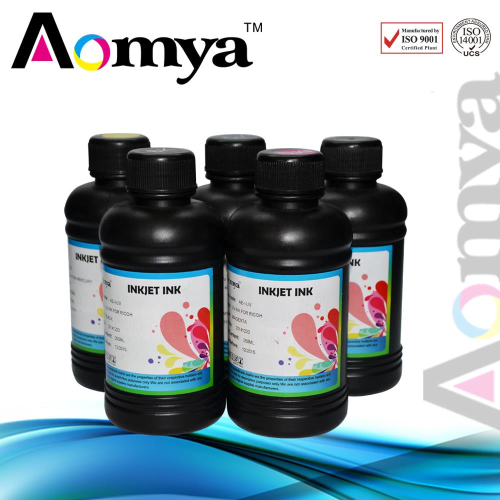 250ml x 4 Colors UV LED Ink For UV Flatbed Printer Cleaning Solution for UV LED