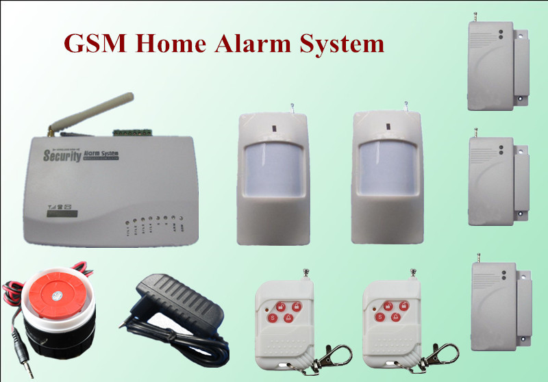 Wireless Home Alarm GSM Security Alarm System Remote control Setting Arm Disarm 900 1800 1900 H2221