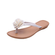 Mint Women Summer Sweet Red&White Flower Beach Flip Flops Shoes Sandals Slipper May23
