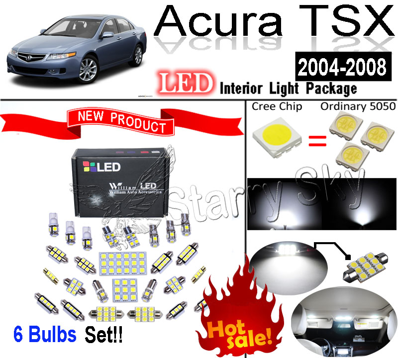6 Bules          Acura TSX 2004 ~ 2008