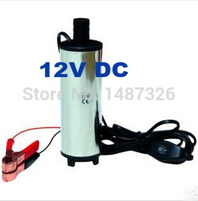 2014 New 12V DC Diesel Fuel Water Oil Car Camping Fishing Submersible Transfer Pump