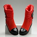 ENMAYER New2016 Gothic Punk Shoes Cosplay Boots Knee High Heel