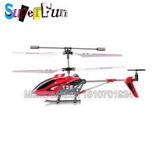 Wholesale Syma S107 red 22cm 3CH Mini Remote Control Helicopter RTF. Free Shipping.