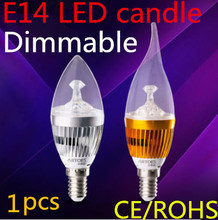 1pcs Free shipping Dimmable E14 E27 E12 B22 9W 12W 15W LED Candle Light LED bulb