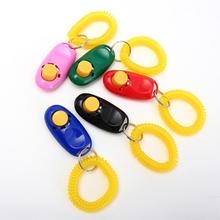 Universal Animal Pet Training Clicker Obedience Aid + Wrist Strap Light Weight
