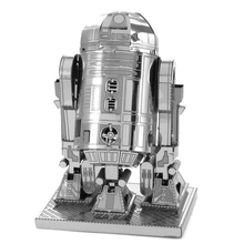 3D metal model R2-D2 Robot Star Wars 3D puzzle Wholesale price Stainless steel Etching Children’s gifts Make by hand