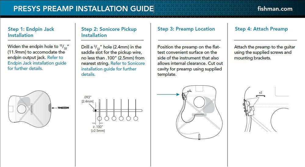 Fishman Classic 4 Installation