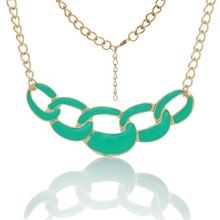 Free Shipping 1PC Fashion Charm Jewelry Choker Statement Bib Pendant Necklace Long Chain Necklace